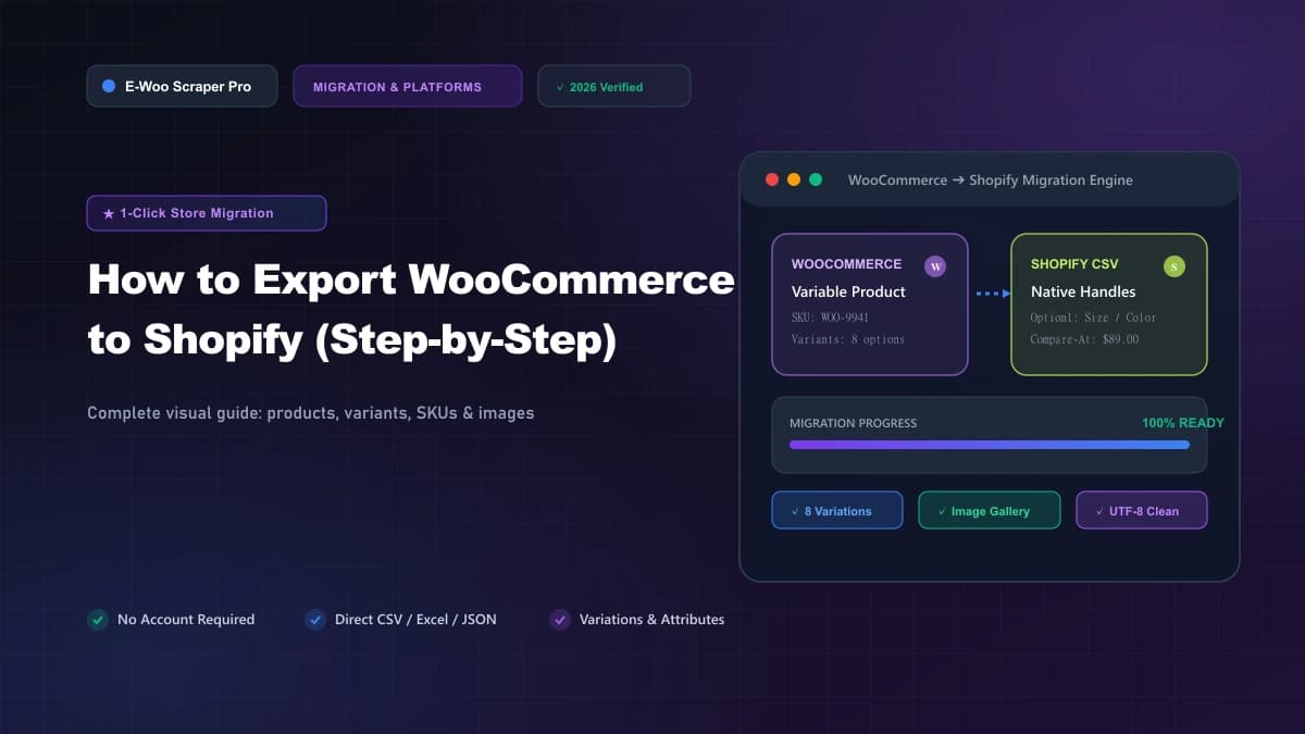How to Export WooCommerce to Shopify (Step-by-Step)